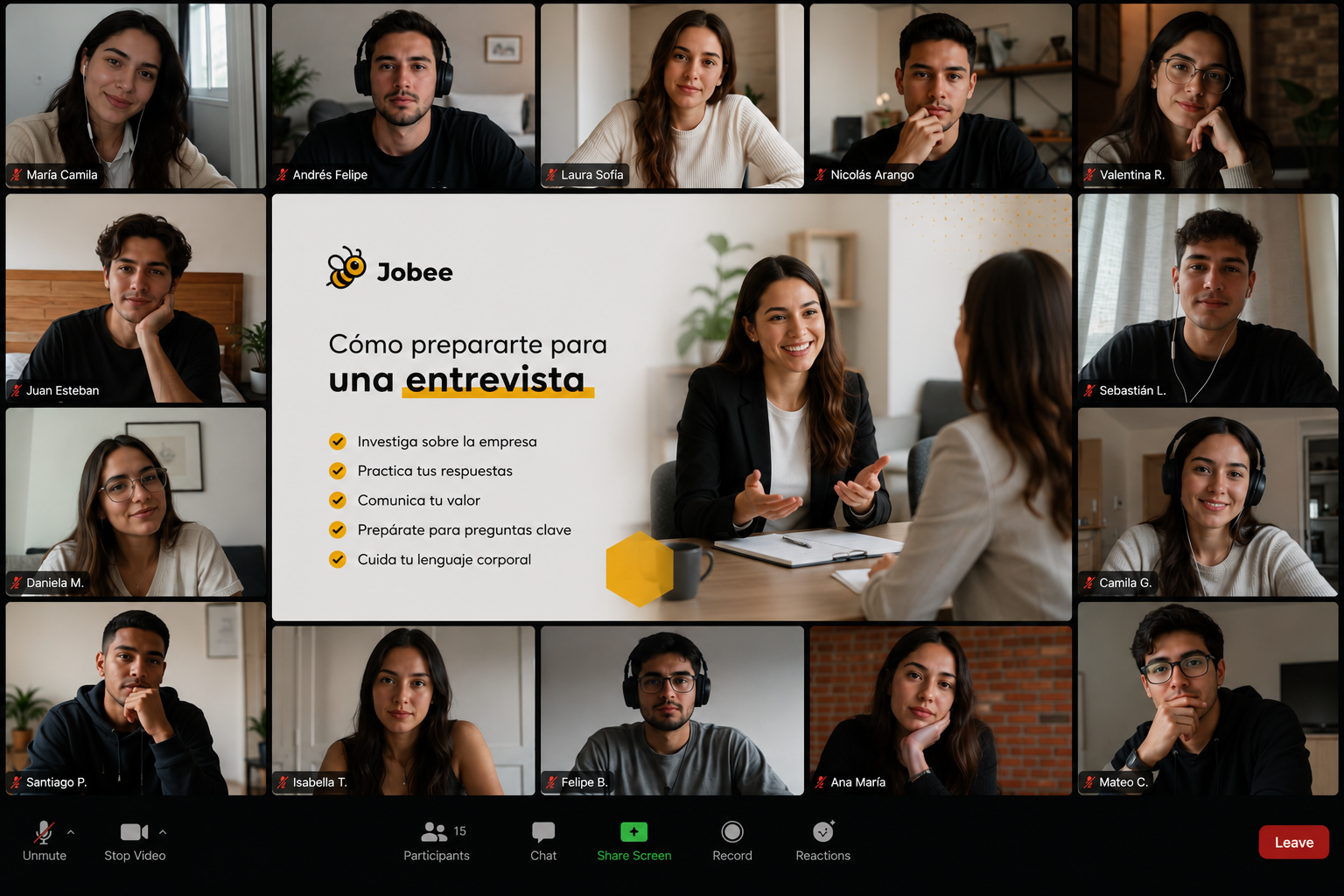 Jobee workshop taller